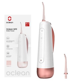 Oclean W10 hambavahede puhastaja, valge/roosa