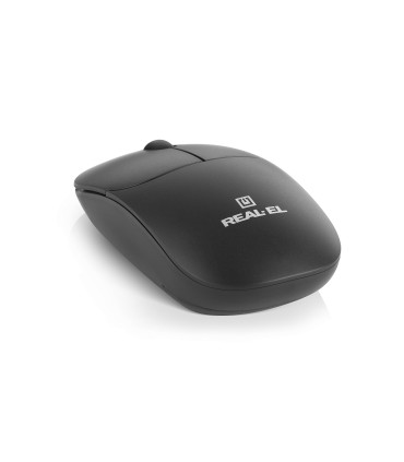 REAL-EL RM-313W Silent juhtmevaba hiir , must