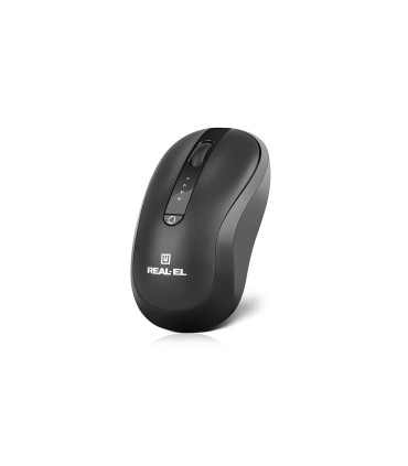REAL-EL RM-450W Silent juhtmevaba/BT hiir , must