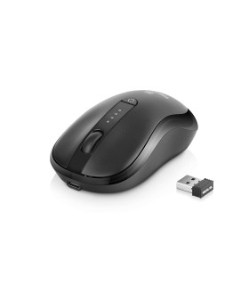 REAL-EL RM-450W Silent juhtmevaba/BT hiir , must