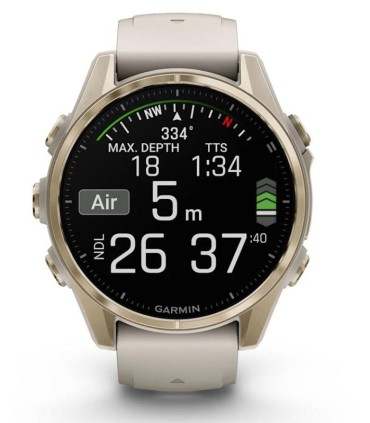 Garmin Fenix 8 Sapphire, 43 mm, kuld