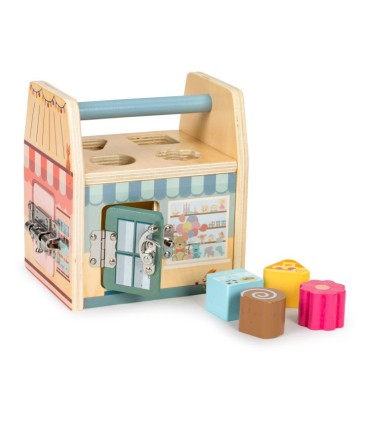 Gerardou0027s Toys puidust motoorikakeskus Maja