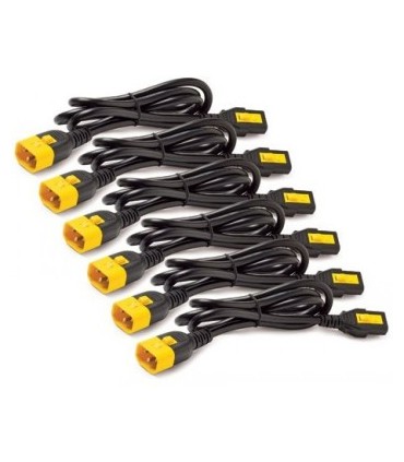 APC Power Cord Kit (6 EA), Locking, C13 To C14, 0.6M