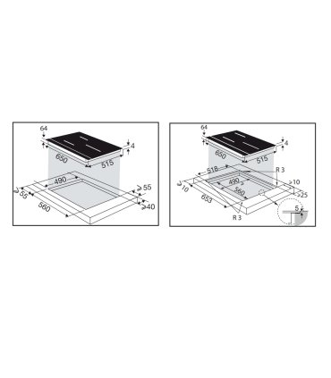 De Dietrich DPI4420H induktsioonplaat