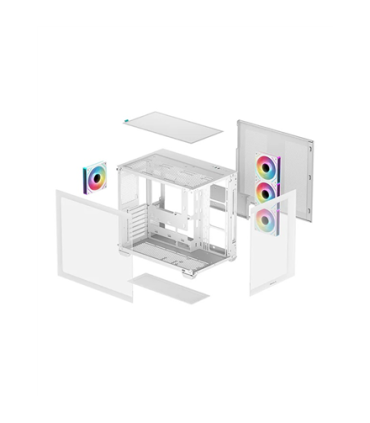 Deepcool CG530 4F WH Mid Tower valge