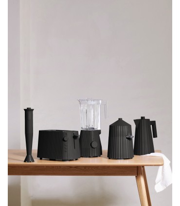 Alessi MDL08B Plisse, must röster