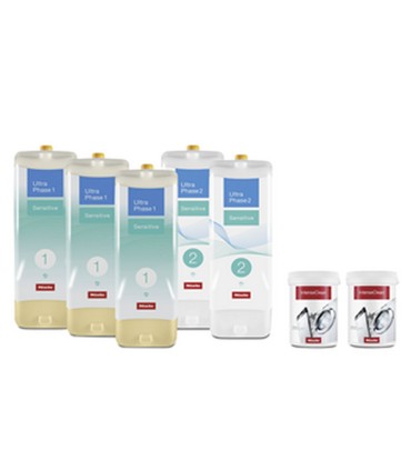 Miele UltraPhase 1 ja 2 Sensitive + 2 IntenseClean - pesuvahendite komplekt