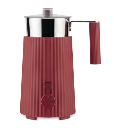 Alessi MDL13R Plisse, punane piimavahustaja