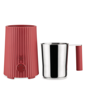 Alessi MDL13R Plisse, punane piimavahustaja