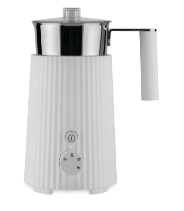 Alessi MDL13W Plisse, valge piimavahustaja