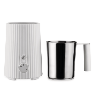 Alessi MDL13W Plisse, valge piimavahustaja