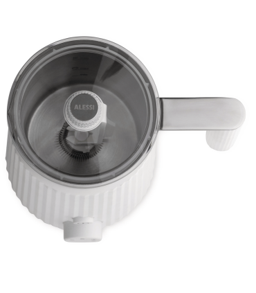 Alessi MDL13W Plisse, valge piimavahustaja
