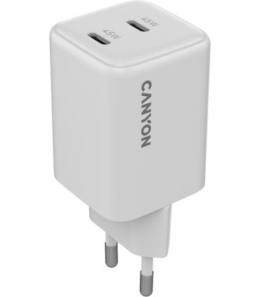 Canyon reisilaadija USB-C PD 45W valge