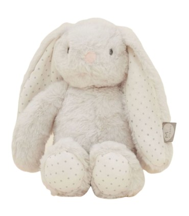 Pehme mänguasi jänes, hall 30 cm