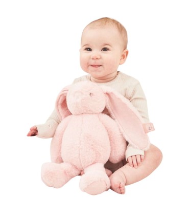 Pehme mänguasi jänes, hall 30 cm