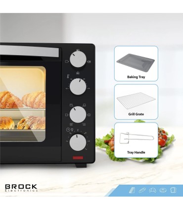 Brock TO 3002 B lauaahi 2 keedualaga must 30 l