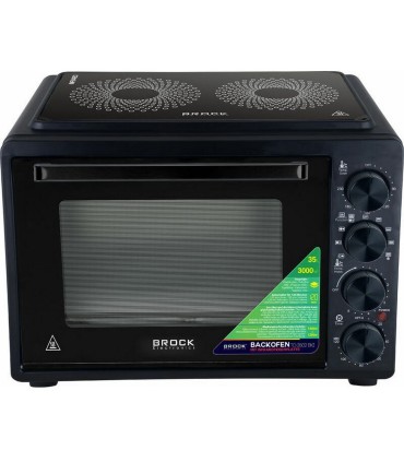 Brock TO 3502 BKI lauaahi 2 keedualaga must 35 l