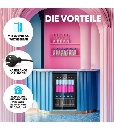 Bomann KSG7290 klaasuksega külmik