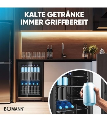 Bomann KSG7290 klaasuksega külmik