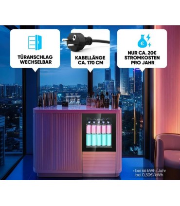 Bomann KSG7291 klaasuksega külmik