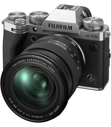 Fujifilm X-T5 + 16-80mm, hõbedane
