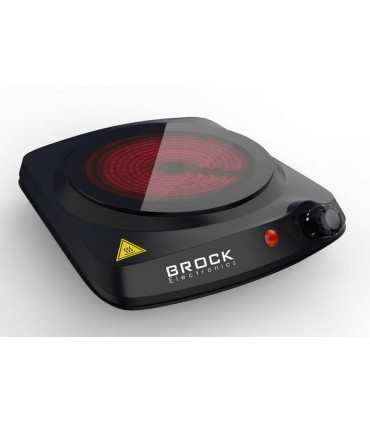 Brock HPI 3001 BK lauapliit 1 keraamilise keedualaga, must