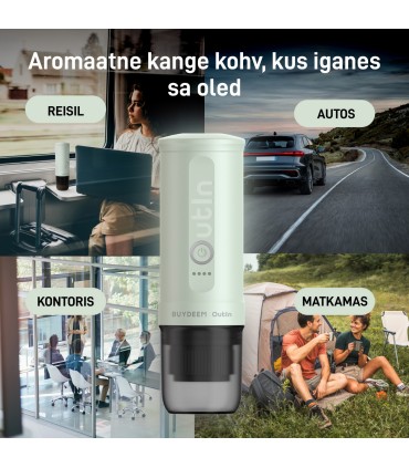 Buydeem OTEM-01-CG Nano espressomasin, roheline