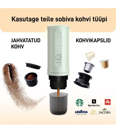 Buydeem OTEM-01-CG Nano espressomasin, roheline