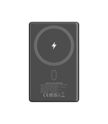 Canyon OnCharge 510 Slim Magsafe akupank 10000 mAh beež