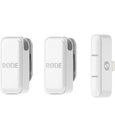 Rode juhtmevaba mikrofon Wireless Micro Lightning, valge