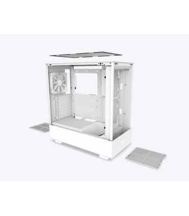 NZXT MidiTower ATX W/O PSU/WHITE H5 FLOW