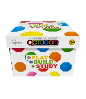 Tigres plastikust ehitusklotsid Octagon 88 tk