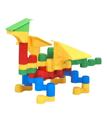 Tigres plastikust ehitusklotsid Octagon 88 tk