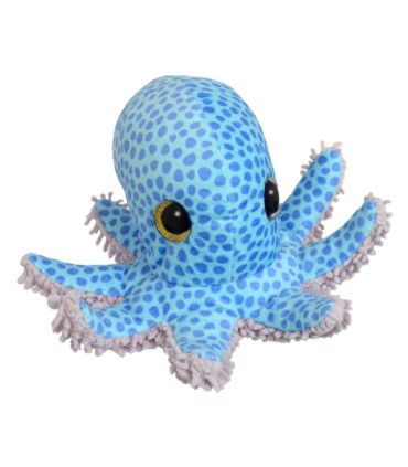 Wild Planet pehme mänguasi sinine kaheksajalg 15 cm