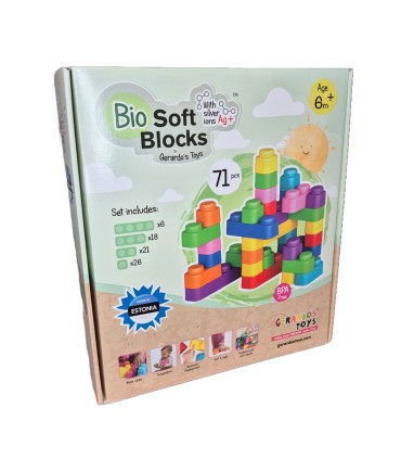 Gerardou0027s Toys Pehmete klotside komplekt 71 tk