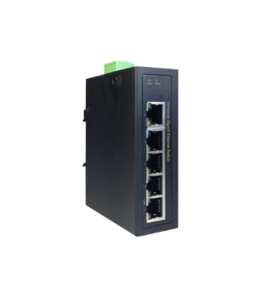 Digitus Industrial 5 Port Gigabit Switch | DN-651107 | Unmanaged | DIN rail mountable