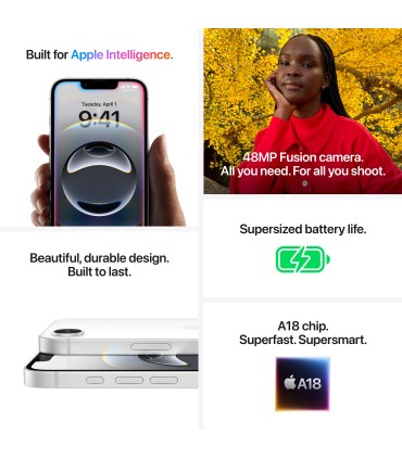 Apple iPhone 16e 128GB, valge