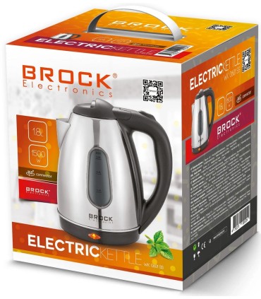 Brock WK 0601 SS veekeetja, inox