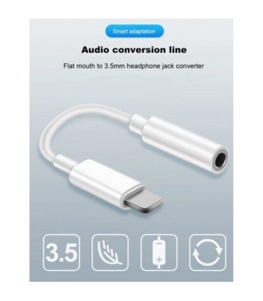 Mocco 3,5 mm to Lightning Audio Adapter, valge