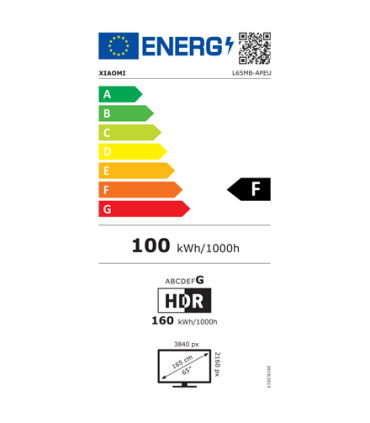 Xiaomi A Pro 2026 65" 4K QLED Google TV