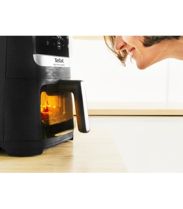 Tefal EY5568E0 Easy Fry Silence vaateaknaga kuumaõhufritüür 5 l, must