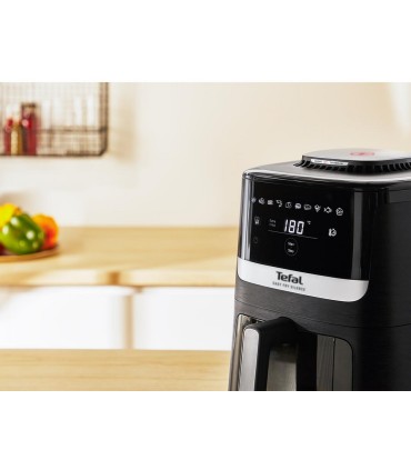 Tefal EY5568E0 Easy Fry Silence vaateaknaga kuumaõhufritüür 5 l, must