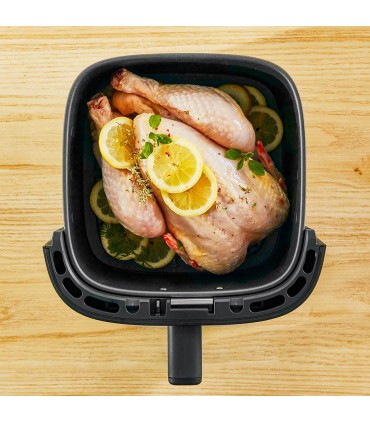 Tefal EY5568E0 Easy Fry Silence vaateaknaga kuumaõhufritüür 5 l, must