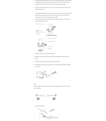 Insta360 kinnitus Bike Tail Mount Kit