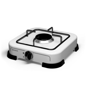 Brock GS 001 W valge lauapealne gaasipliit 1 põletiga