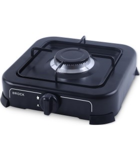 Brock GS 2001 BK must lauapealne gaasipliit 1 põletiga