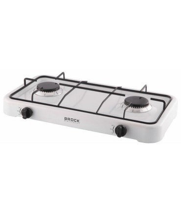 Brock GS 002 W valge lauapealne gaasipliit 2 põletiga