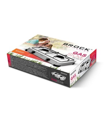 Brock GS 002 W valge lauapealne gaasipliit 2 põletiga