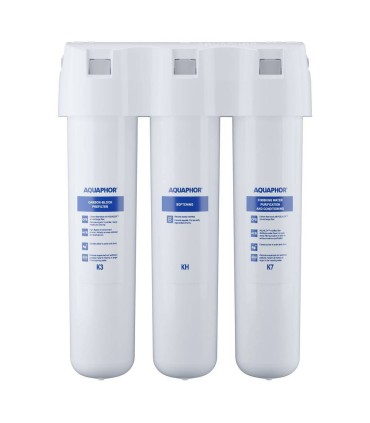 Under the counter water purifier Aquaphor Crystal H with K3-KH-K7 cartridges, softening