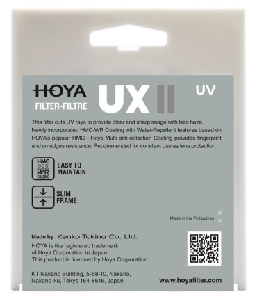 Hoya filter UX II UV 62mm